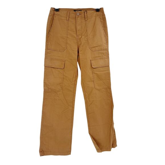 SANCTUARY Pants Size 31 NEW Reissue Cargo Pant Dark Khaki Brown Tan Straight Leg - Picture 7 of 7